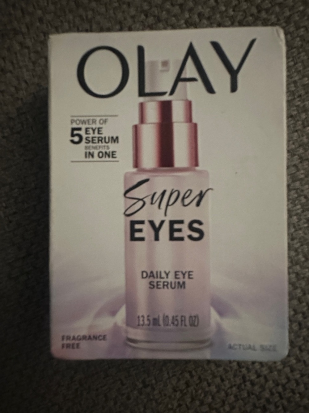 OLAY Super Eyes Daily Eye Serum in Pink and Rose-Gold